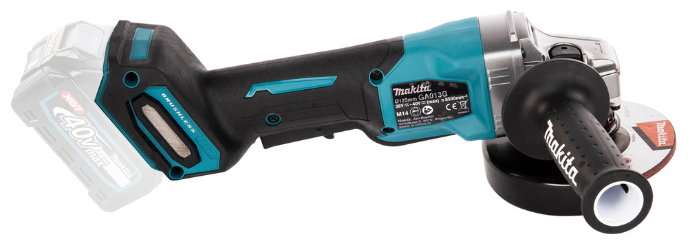 Углошлифовальная машина Makita GA013GZ 8500об/мин рез.шпин.:M14 d=125мм — миниатюра 12