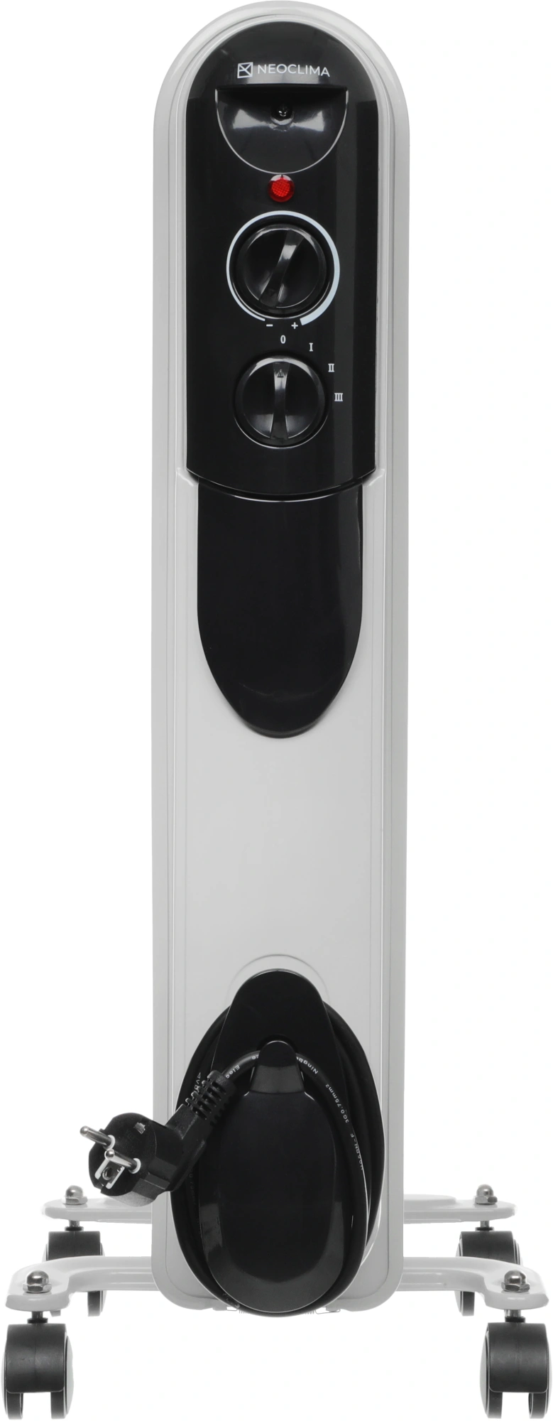 Радиатор масляный Neoclima NC 9307 1500Вт белый — миниатюра 10