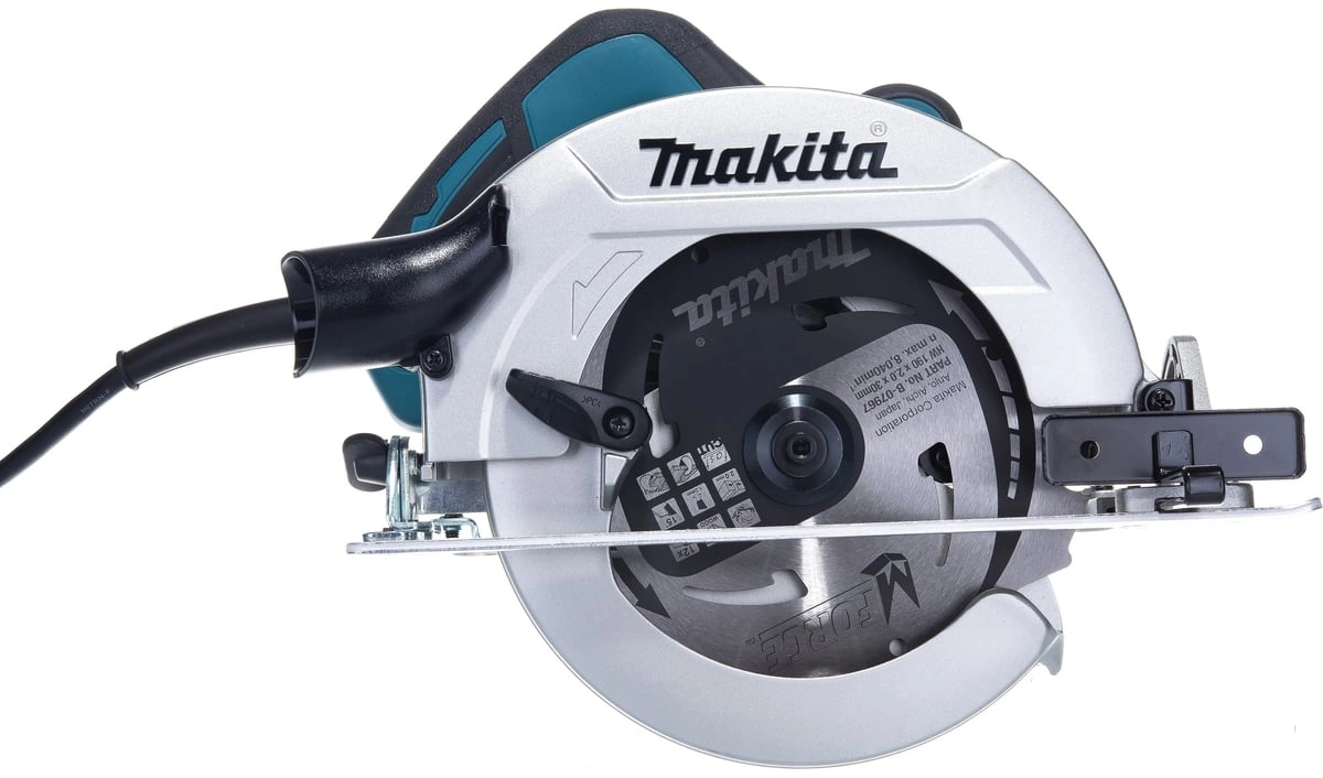Циркулярная пила (дисковая) Makita HS7611K 1600Вт (ручная) D диска.:190мм — миниатюра 5