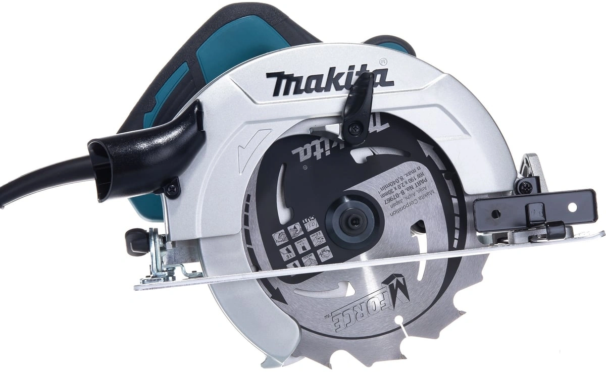 Циркулярная пила (дисковая) Makita HS7611K 1600Вт (ручная) D диска.:190мм — миниатюра 7