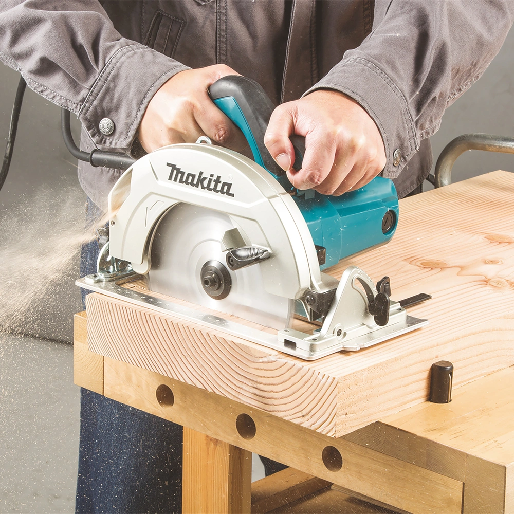 Циркулярная пила (дисковая) Makita HS7611K 1600Вт (ручная) D диска.:190мм — миниатюра 2