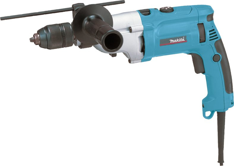 Дрель ударная Makita HP2071F 1010Вт патрон:быстрозажимной реверс (кейс в комплекте) — фото 1