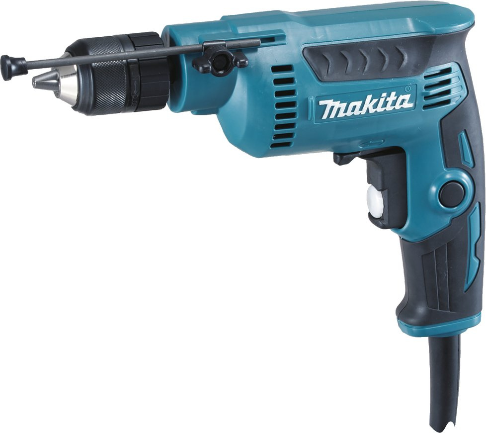 Дрель безударная Makita DP2011 370Вт патрон:быстрозажимной реверс — фото 1
