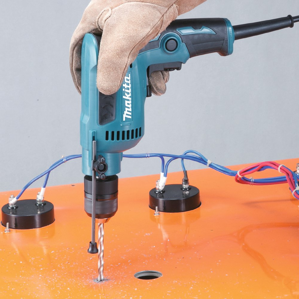 Дрель безударная Makita DP2011 370Вт патрон:быстрозажимной реверс — миниатюра 2