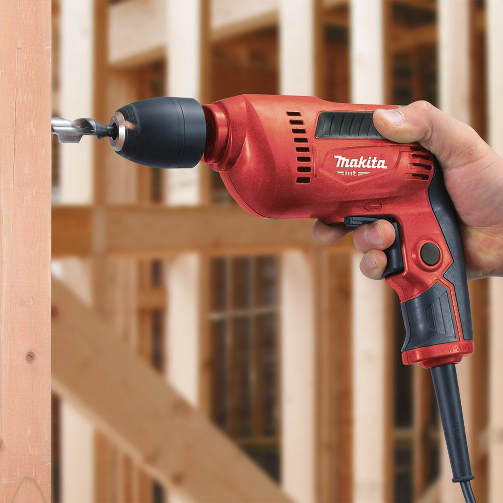 Дрель безударная Makita M6002 450Вт патрон:быстрозажимной реверс — миниатюра 2