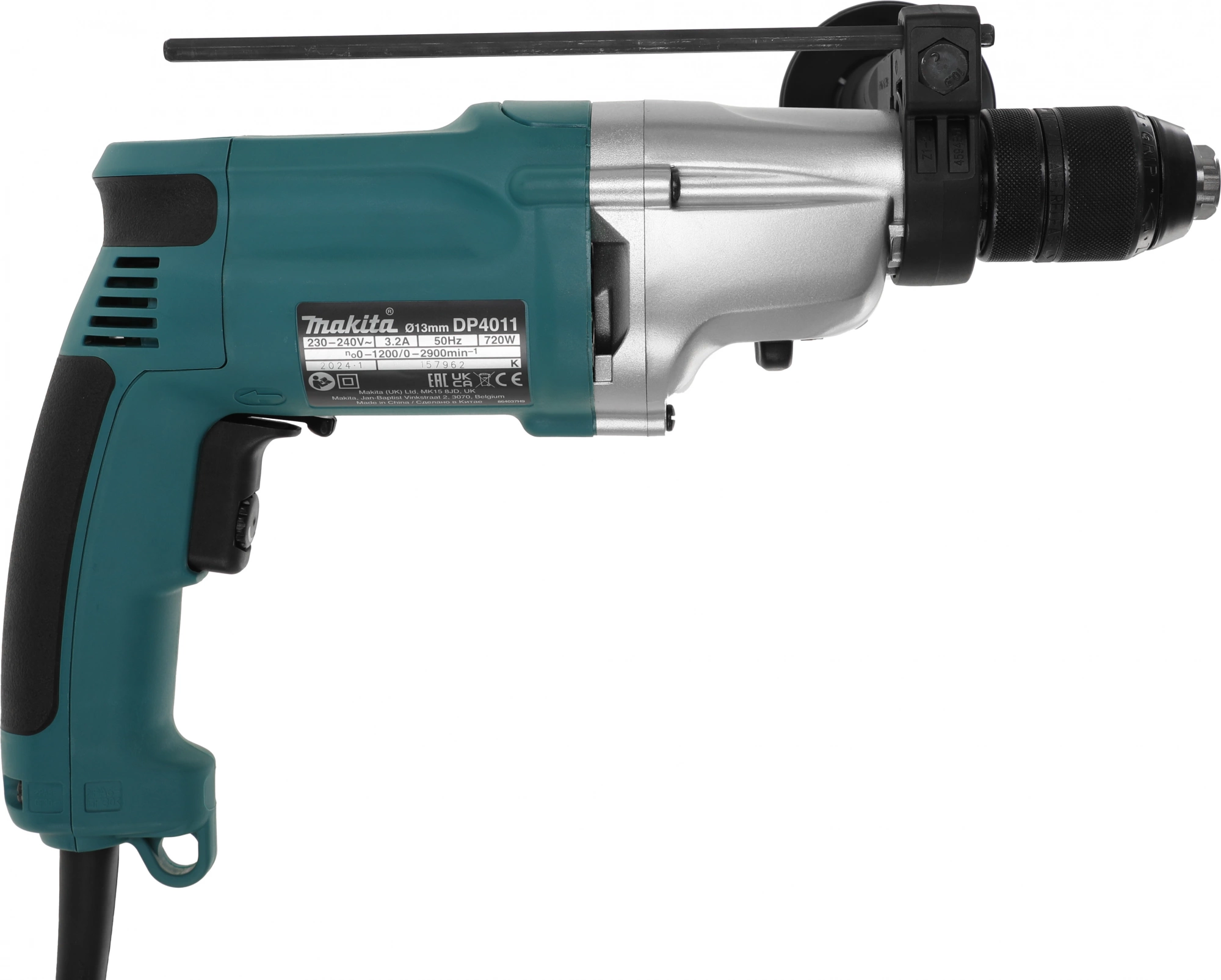 Дрель безударная Makita DP4011 720Вт патрон:быстрозажимной реверс — миниатюра 3