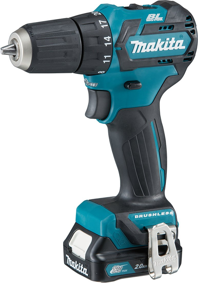 Дрель-шуруповерт Makita DF332DWAE аккум. патрон:быстрозажимной (кейс в комплекте) — миниатюра 5