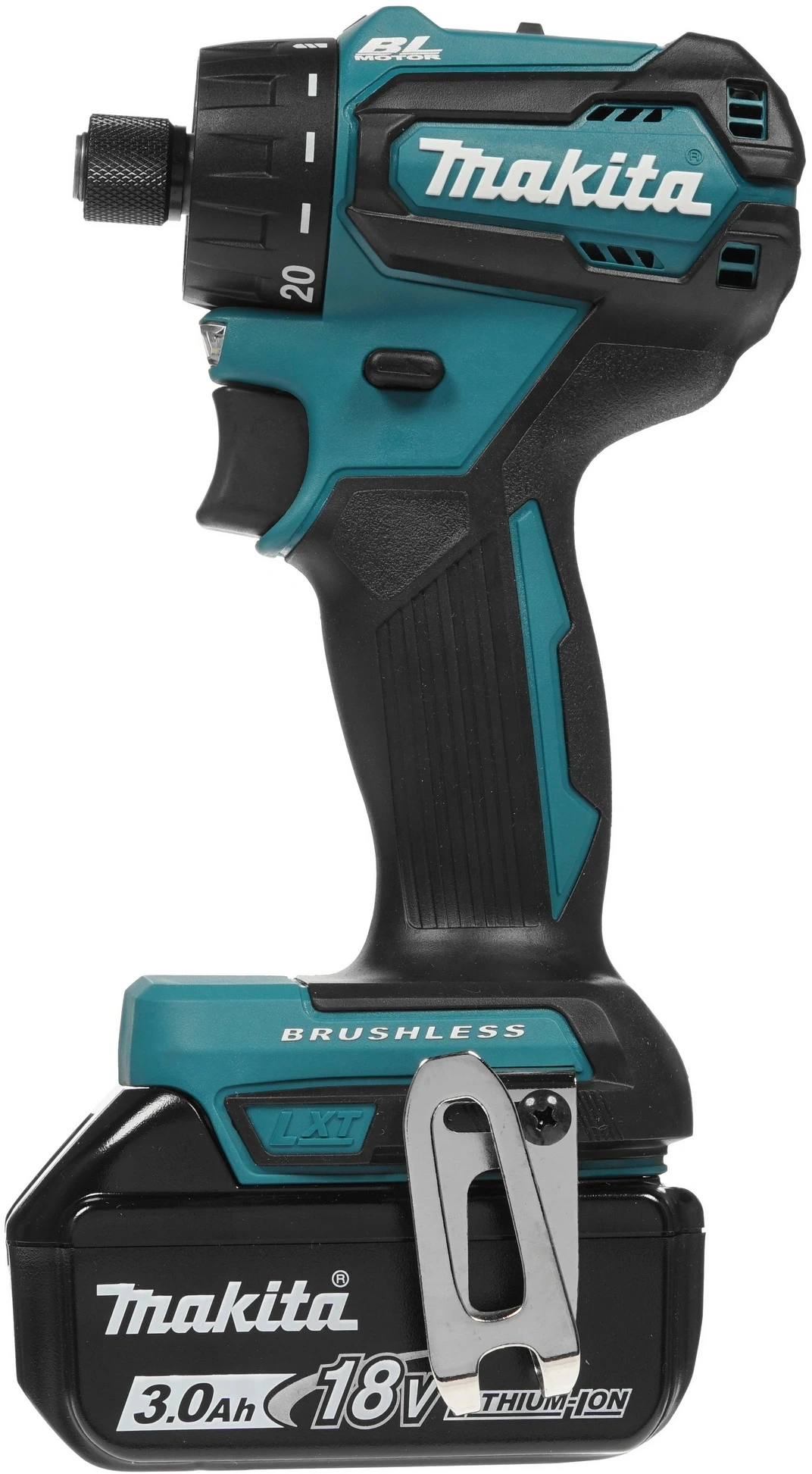 Дрель-шуруповерт Makita DDF083RFE аккум. патрон:шестигр.1/4" (кейс в комплекте) — миниатюра 4