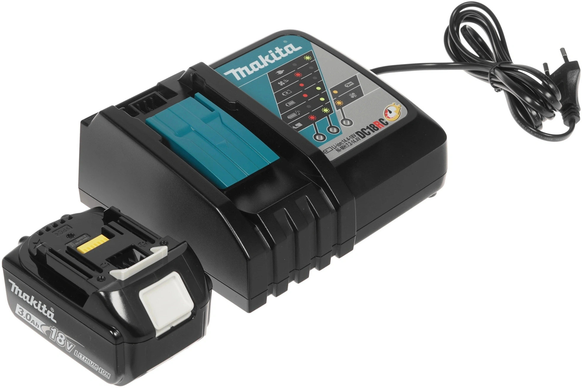 Дрель-шуруповерт Makita DDF083RFE аккум. патрон:шестигр.1/4" (кейс в комплекте) — миниатюра 8