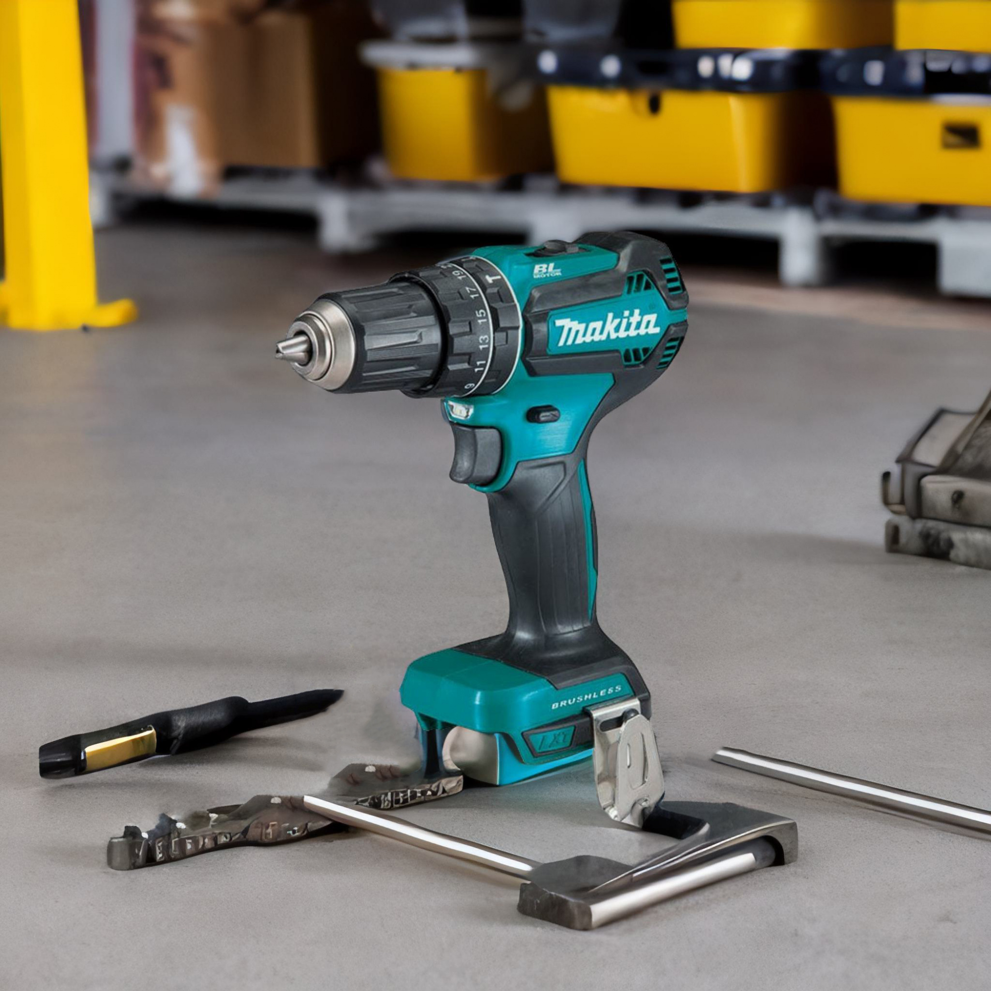 Дрель-шуруповерт Makita DHP485Z аккум. патрон:быстрозажимной — миниатюра 2