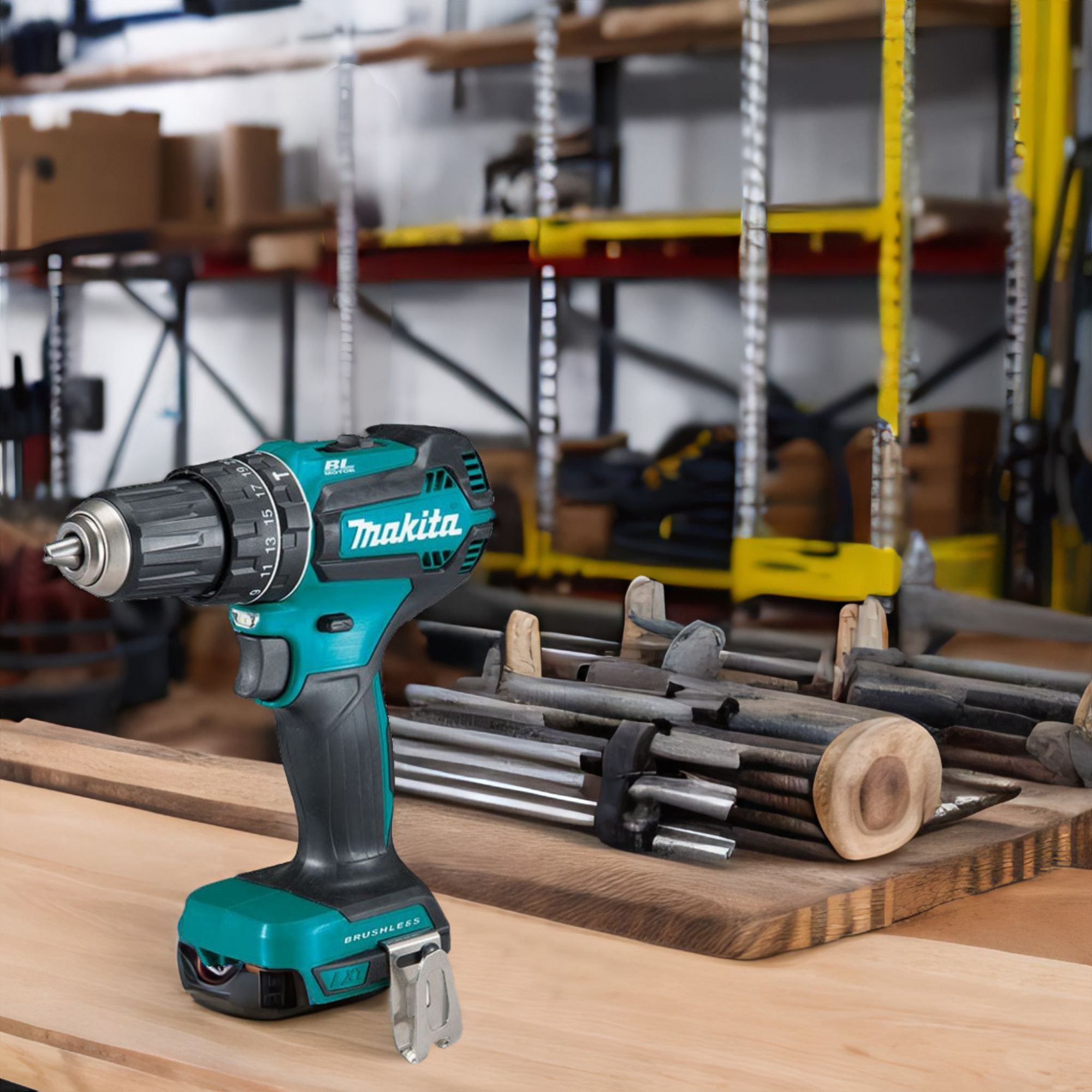 Дрель-шуруповерт Makita DHP485Z аккум. патрон:быстрозажимной — миниатюра 4
