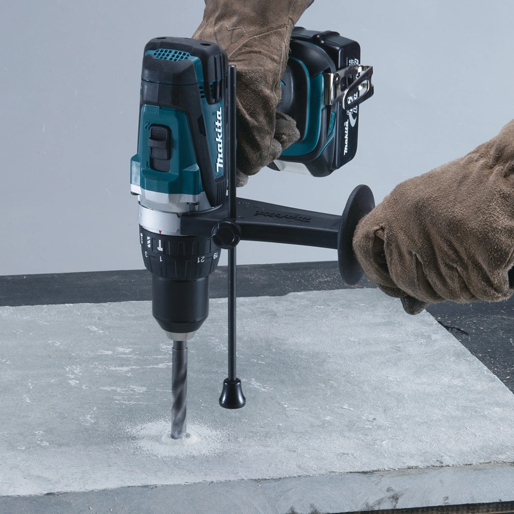 Дрель-шуруповерт Makita DHP458Z аккум. патрон:быстрозажимной — миниатюра 2