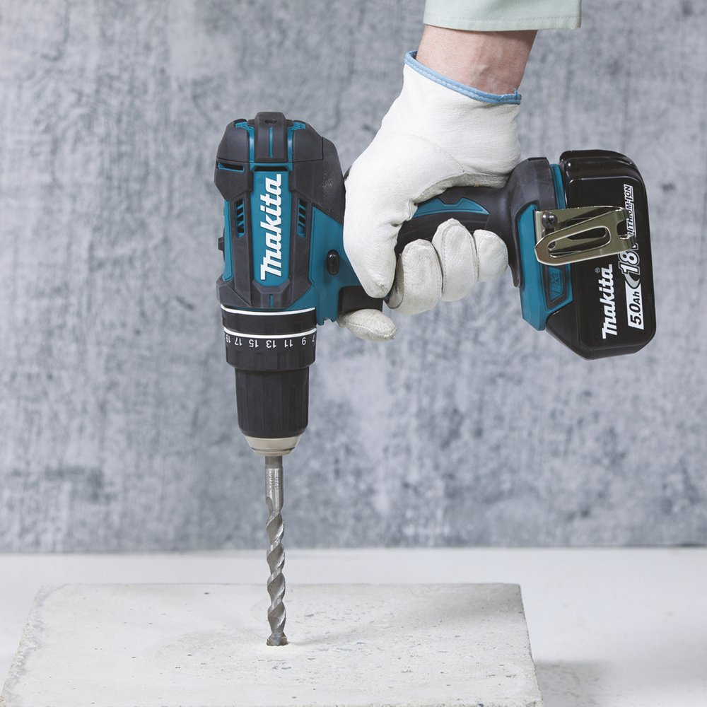 Дрель-шуруповерт Makita DHP482Z аккум. патрон:быстрозажимной — миниатюра 5