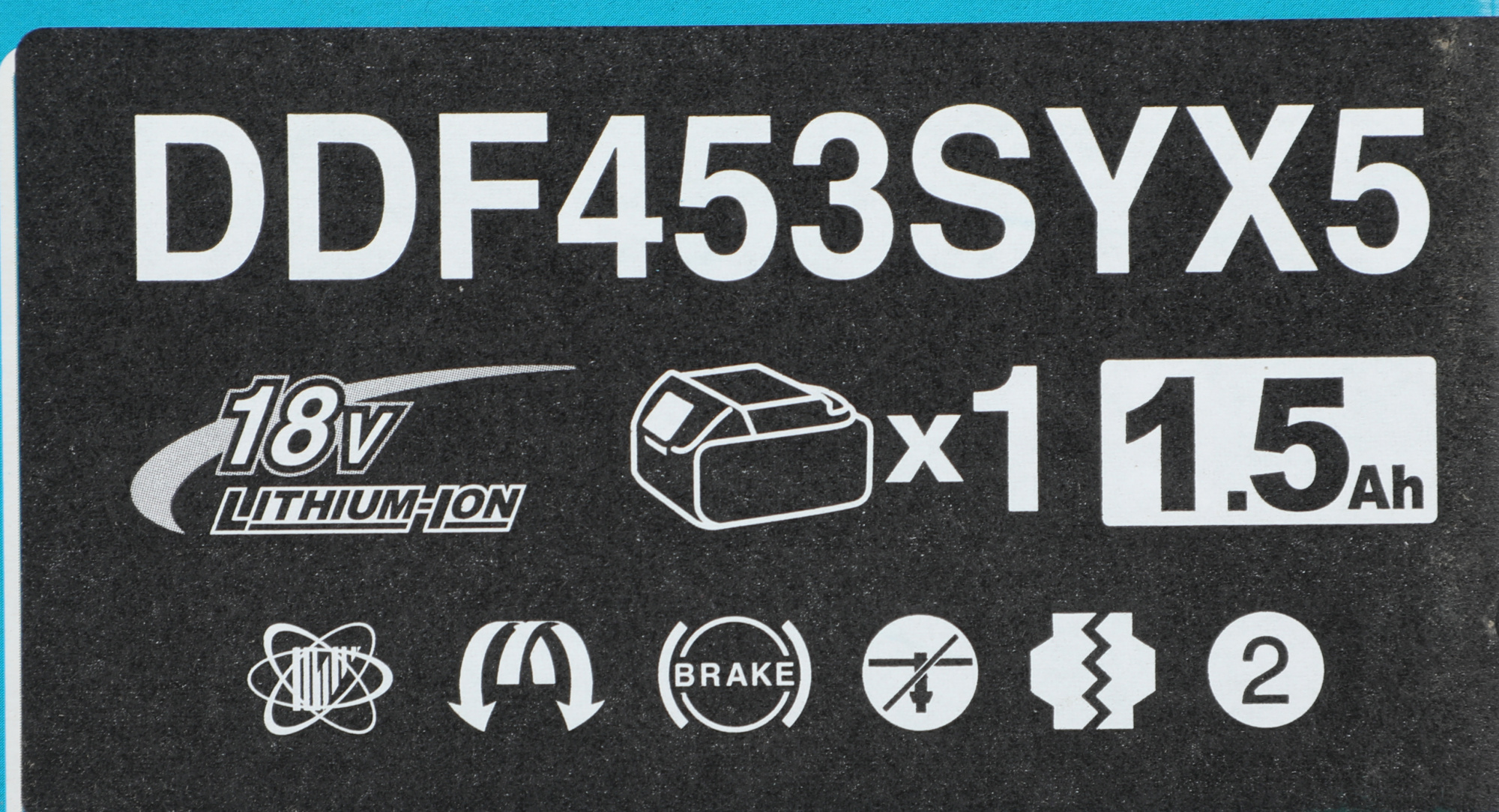 Дрель-шуруповерт Makita DDF453SYX5 аккум. патрон:быстрозажимной — миниатюра 5