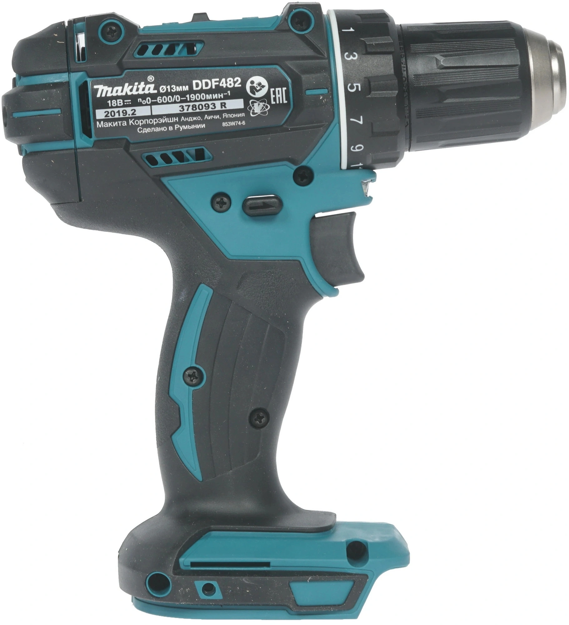 Дрель-шуруповерт Makita DDF482Z аккум. патрон:быстрозажимной — миниатюра 5