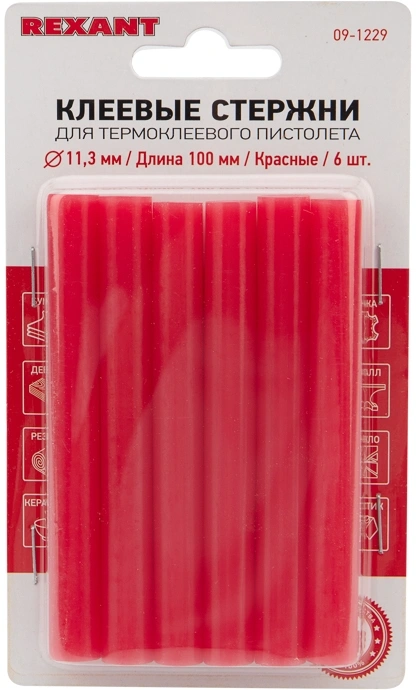 Клеевые стержни для клеевого пистолета Rexant 09-1229 — миниатюра 2