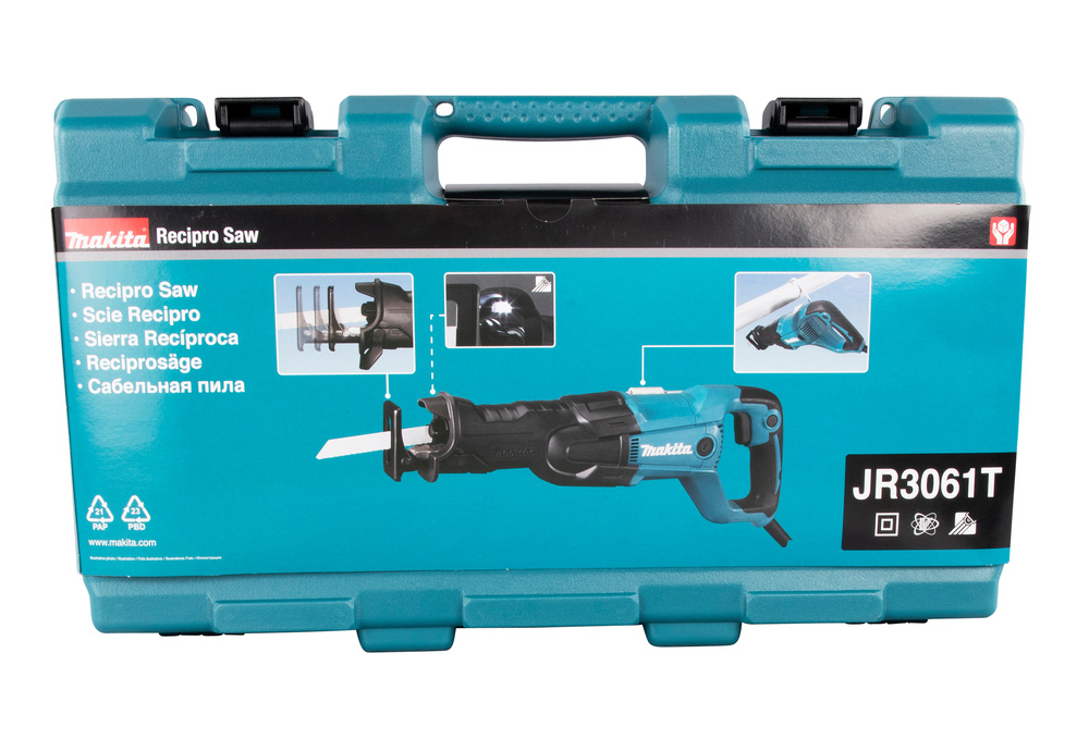 Сабельная пила Makita JR3061T 1250Вт 3000ход/мин — миниатюра 2