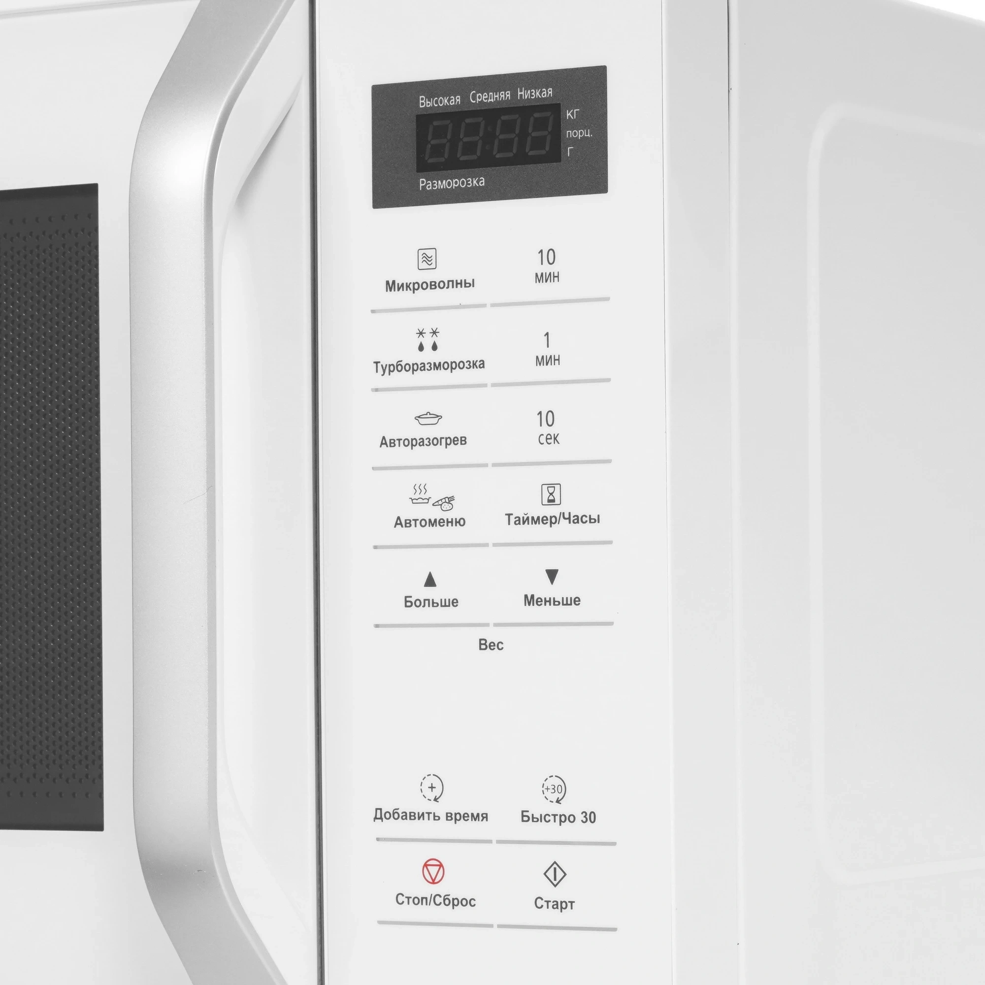 Микроволновая Печь Panasonic NN-ST34HWZPE 25л. 800Вт белый — миниатюра 7