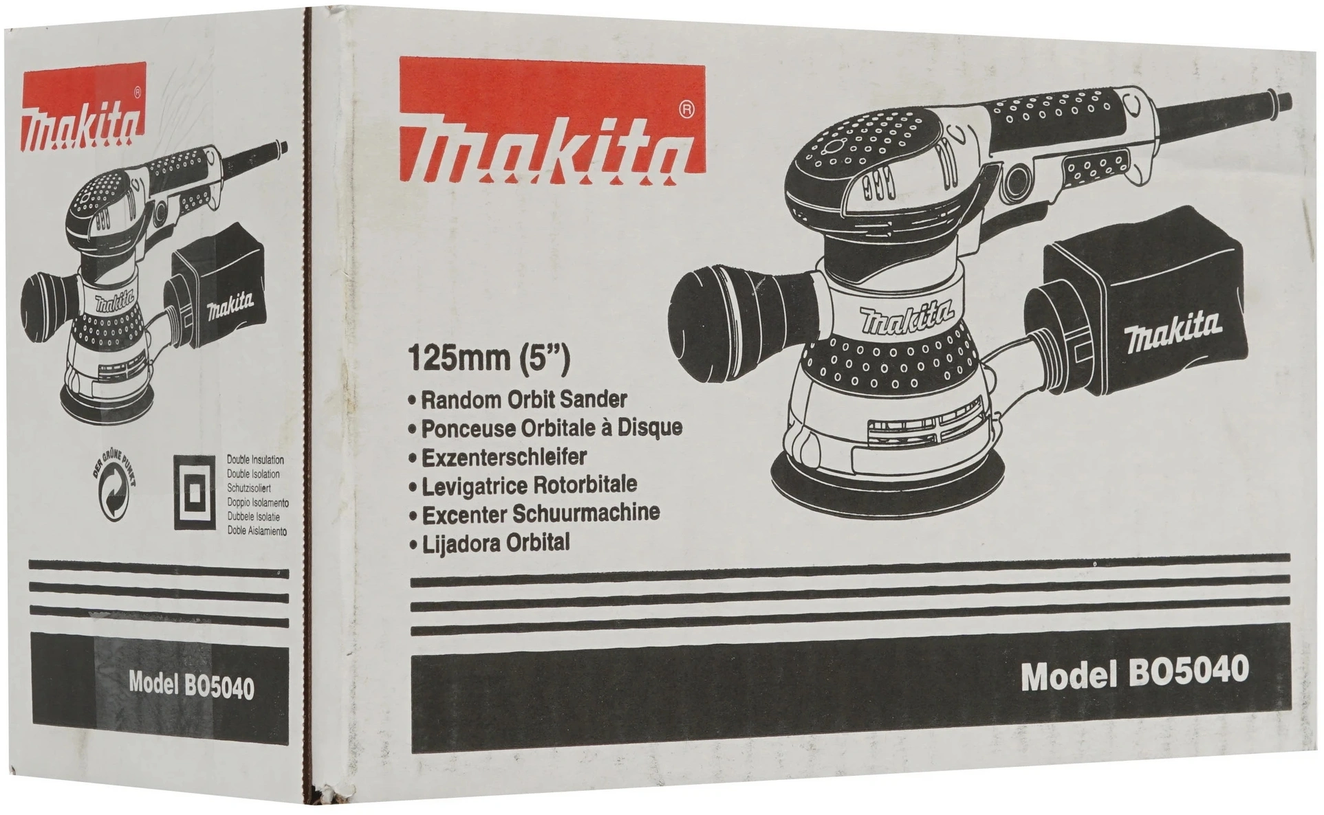Эксцентриковая шлифмашина Makita BO5040 300Вт D125мм — миниатюра 5