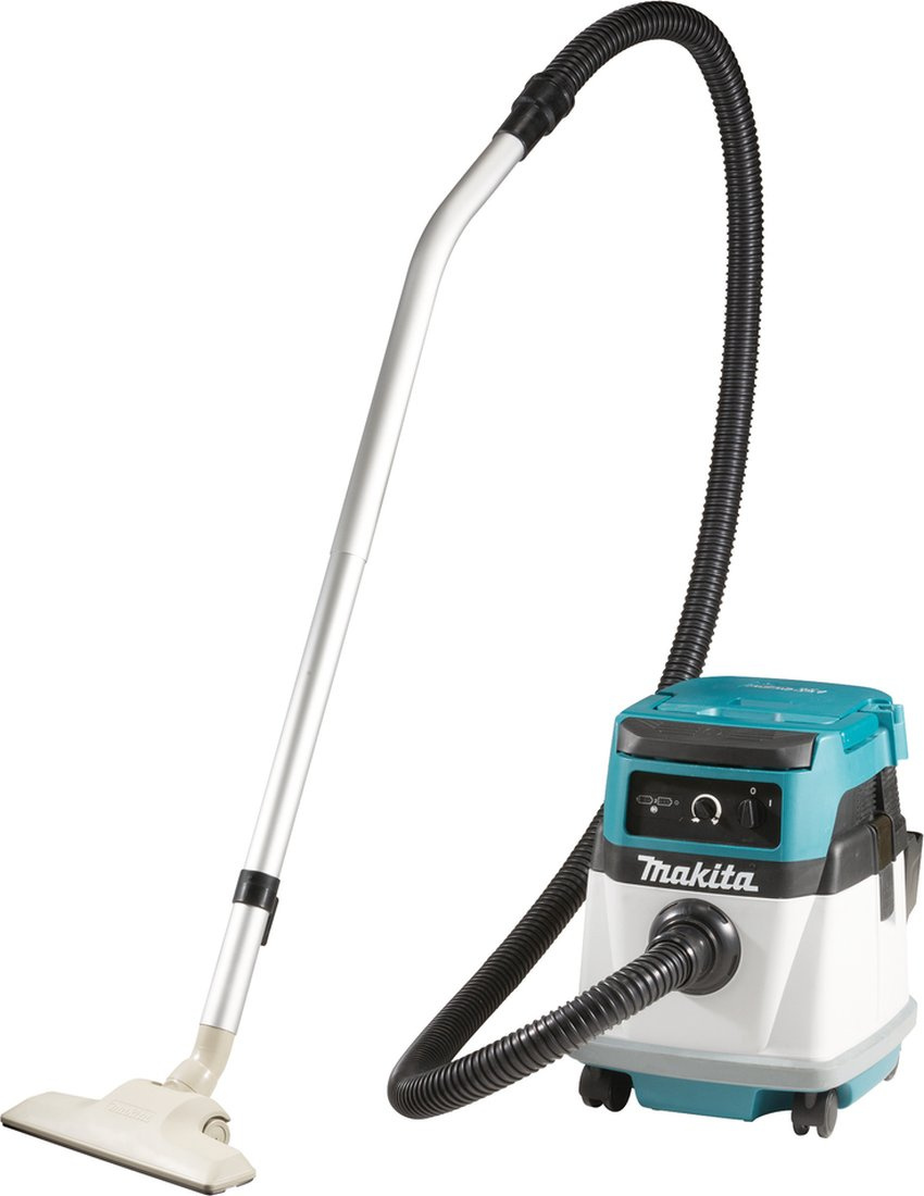 Строительный пылесос Makita DVC150LZ (уборка: сухая/влажная) белый — миниатюра 2