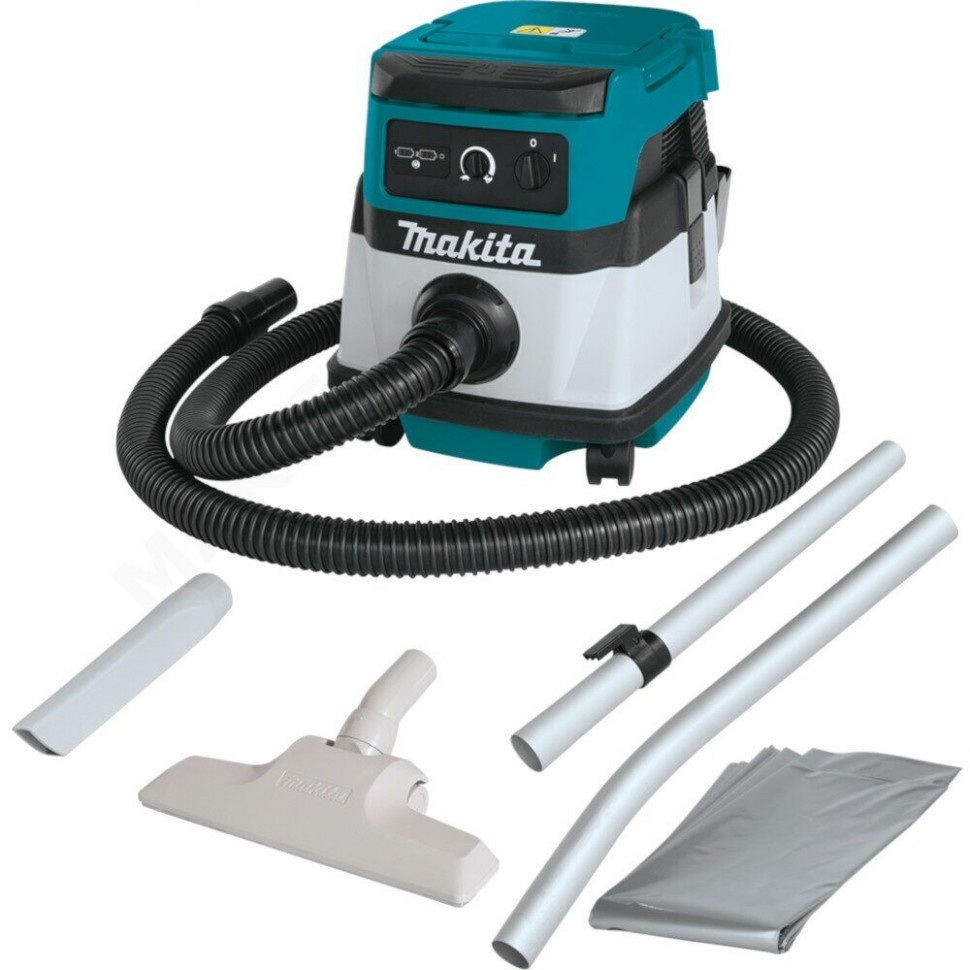 Строительный пылесос Makita DVC150LZ (уборка: сухая/влажная) белый — миниатюра 3