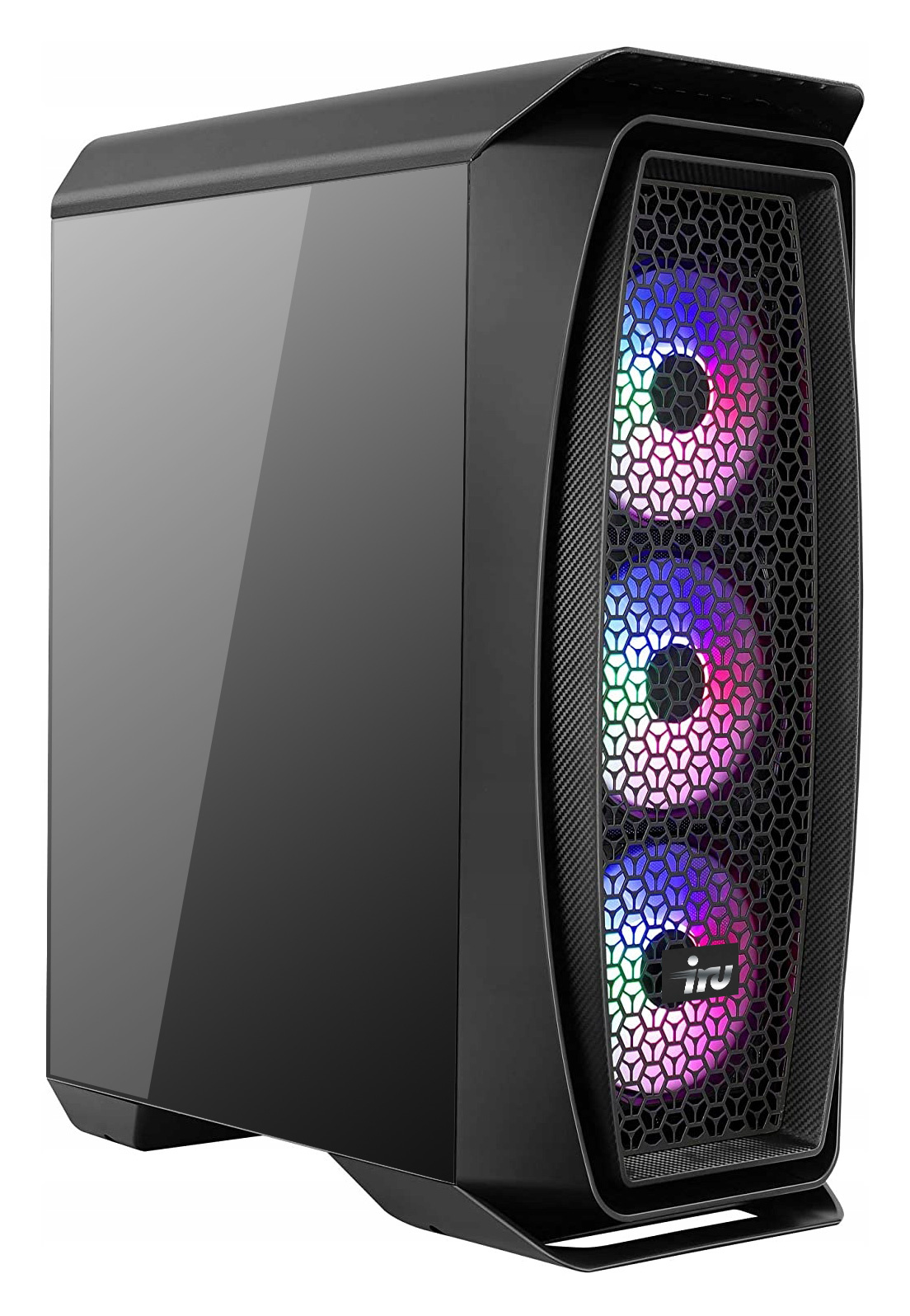 ПК IRU Game 520B5 MT Ryzen 5 5600X (3.7) 16Gb SSD1Tb RTX3060Ti 8Gb Windows 10 Home Single Language 64 GbitEth 650W черный (RUS) (1639151) — миниатюра 2