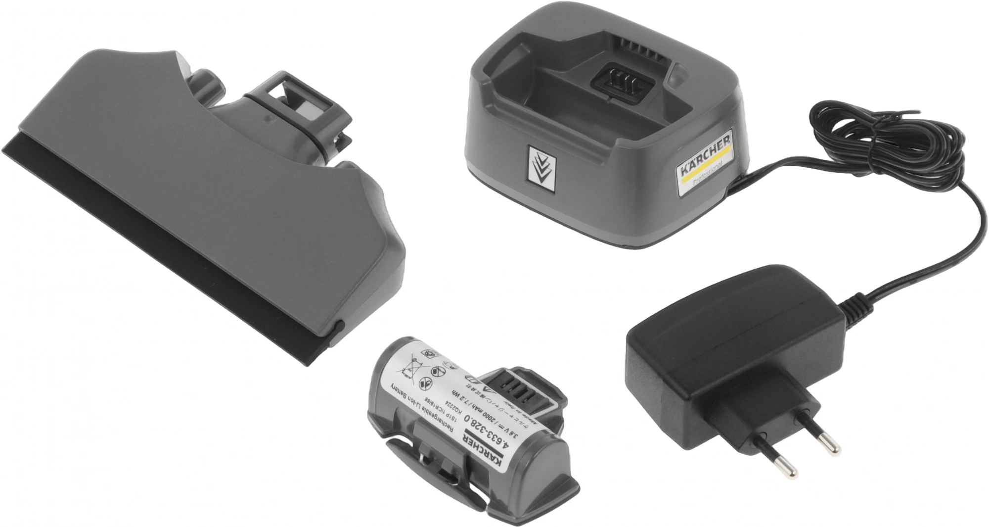 Мойщик окон Karcher Professional WVP 10 Adv шир.скреб.:170мм пит.:от аккум. серый — миниатюра 14