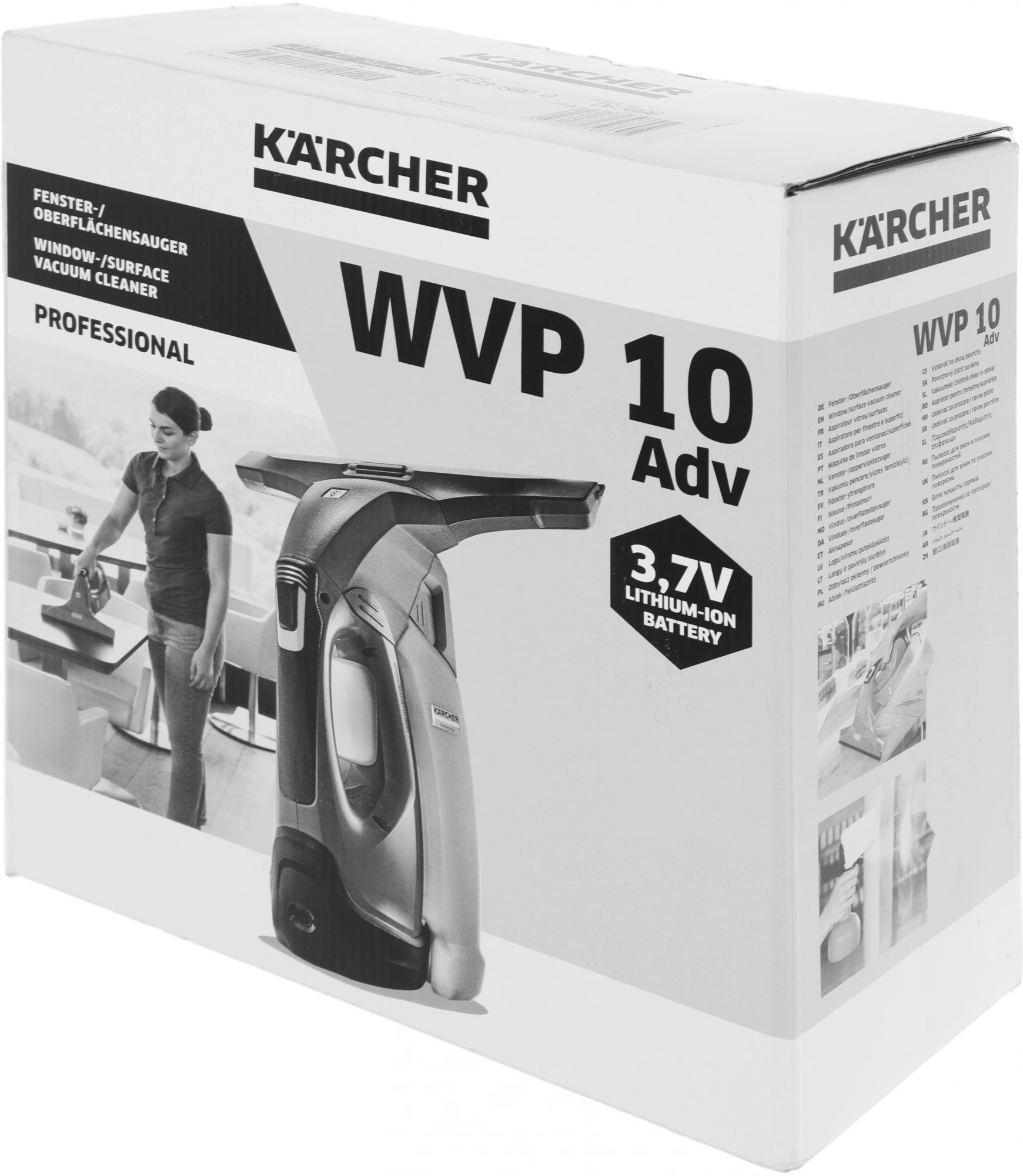 Мойщик окон Karcher Professional WVP 10 Adv шир.скреб.:170мм пит.:от аккум. серый — миниатюра 17
