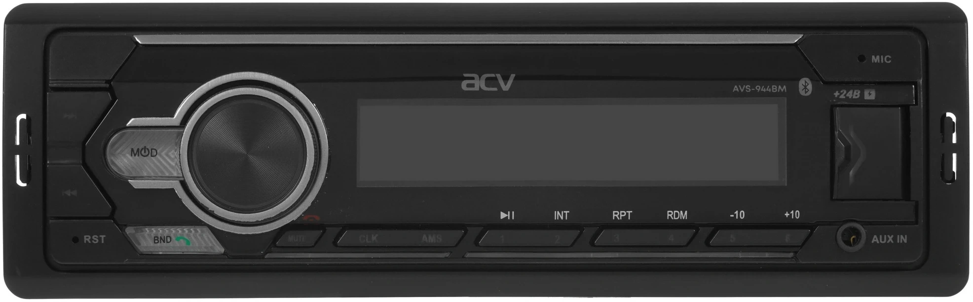 Автомагнитола ACV AVS-944BM 1DIN 4x50Вт v4.0 (38524) — миниатюра 4