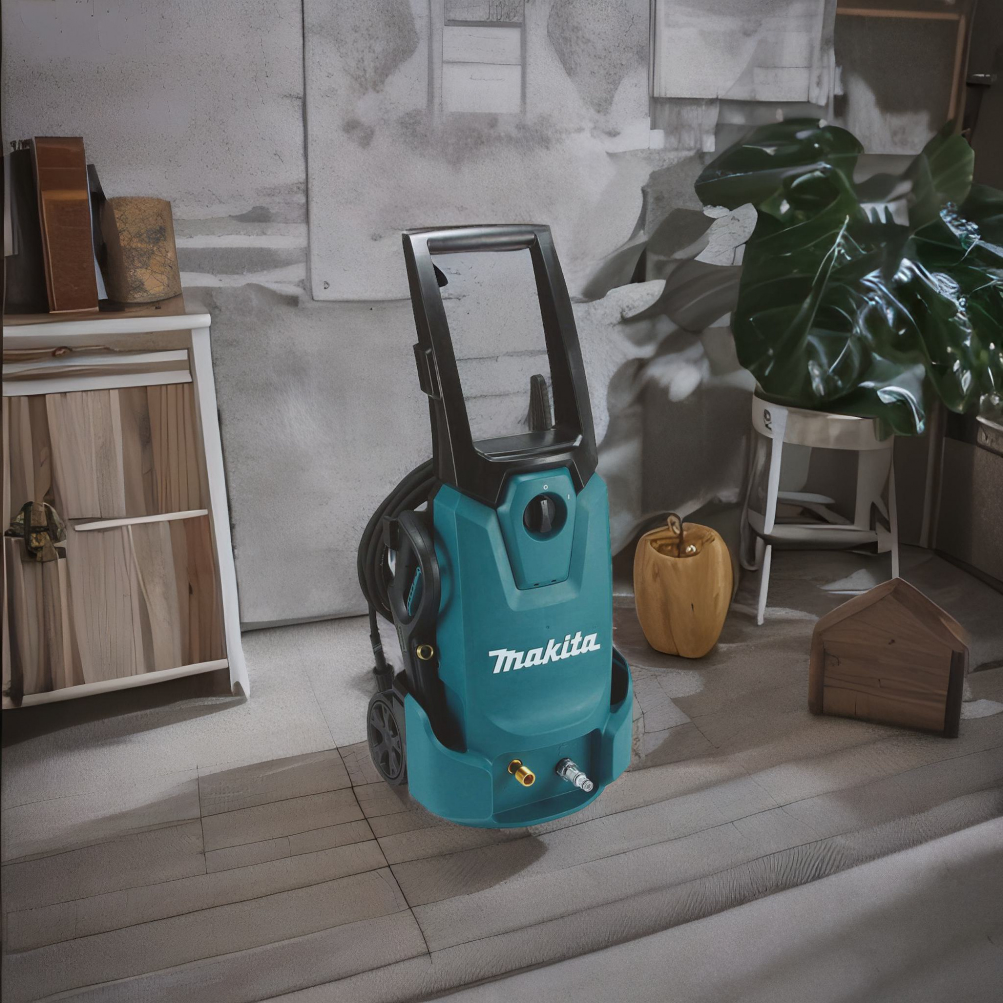 Минимойка Makita HW1200 1600Вт — миниатюра 4