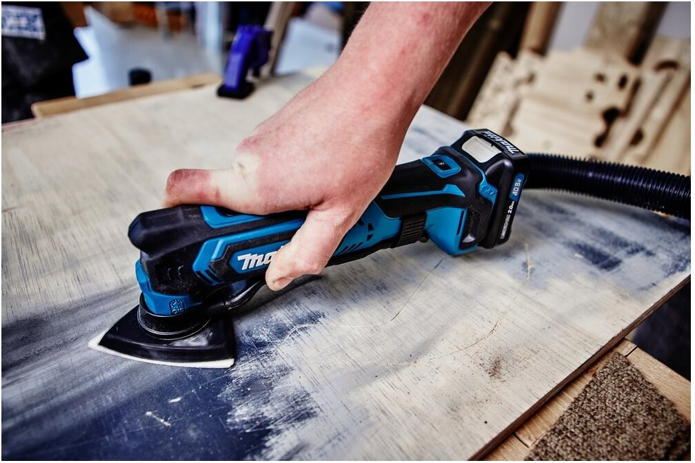 Многофункциональный инструмент Makita TM30DWYE синий/черный — миниатюра 8