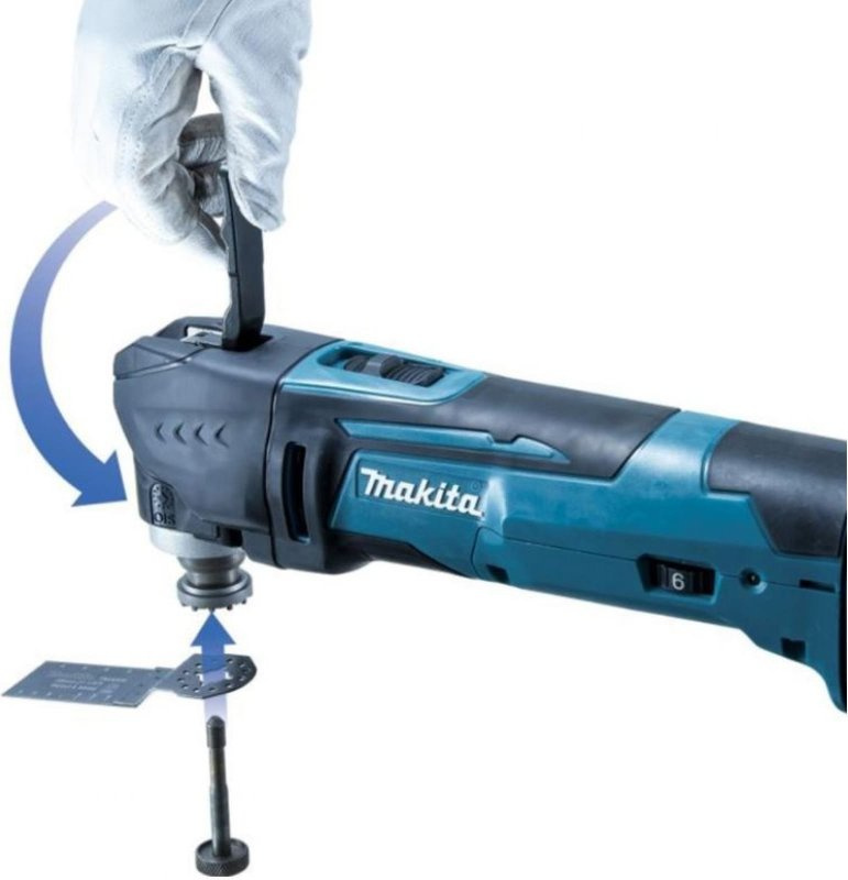 Многофункциональный инструмент Makita DTM51Z 390Вт синий/черный — миниатюра 4