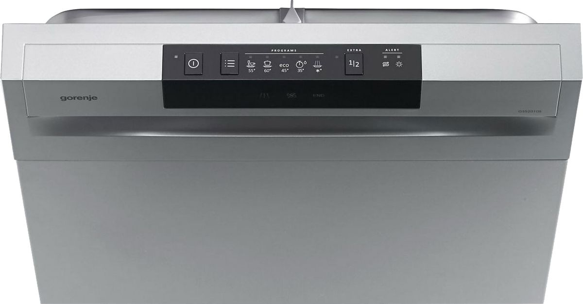 Посудомоечная машина Gorenje GS520E15S (2 корзины) нержавеющая сталь (узкая)