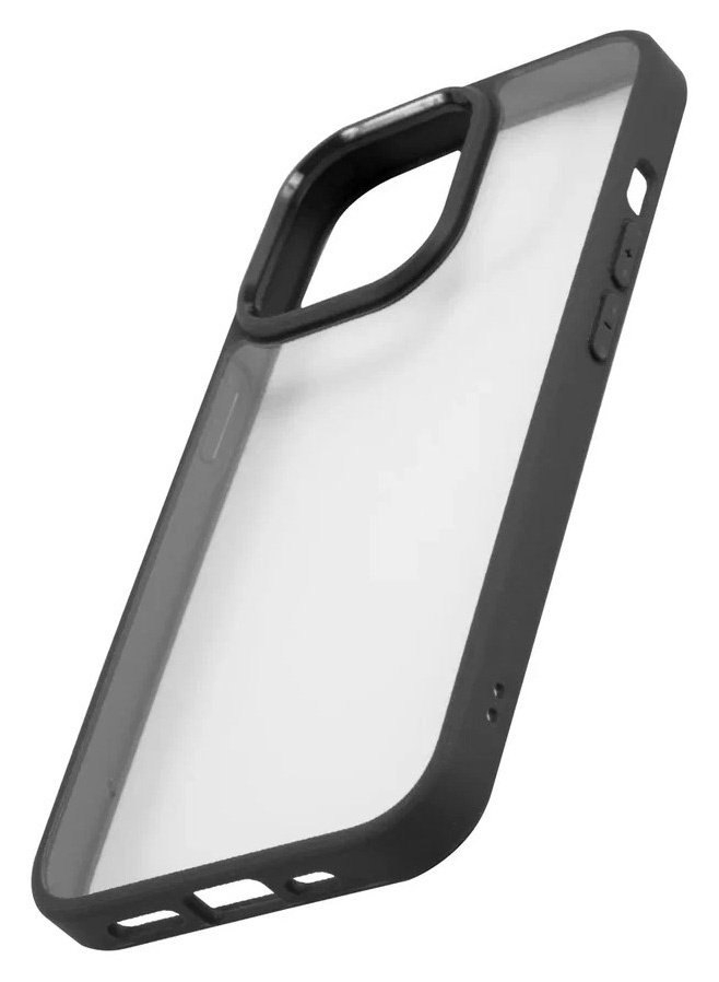 Чехол (клип-кейс) для Apple iPhone 13 Pro Usams US-BH770 прозрачный/черный (УТ000028119) — миниатюра 2