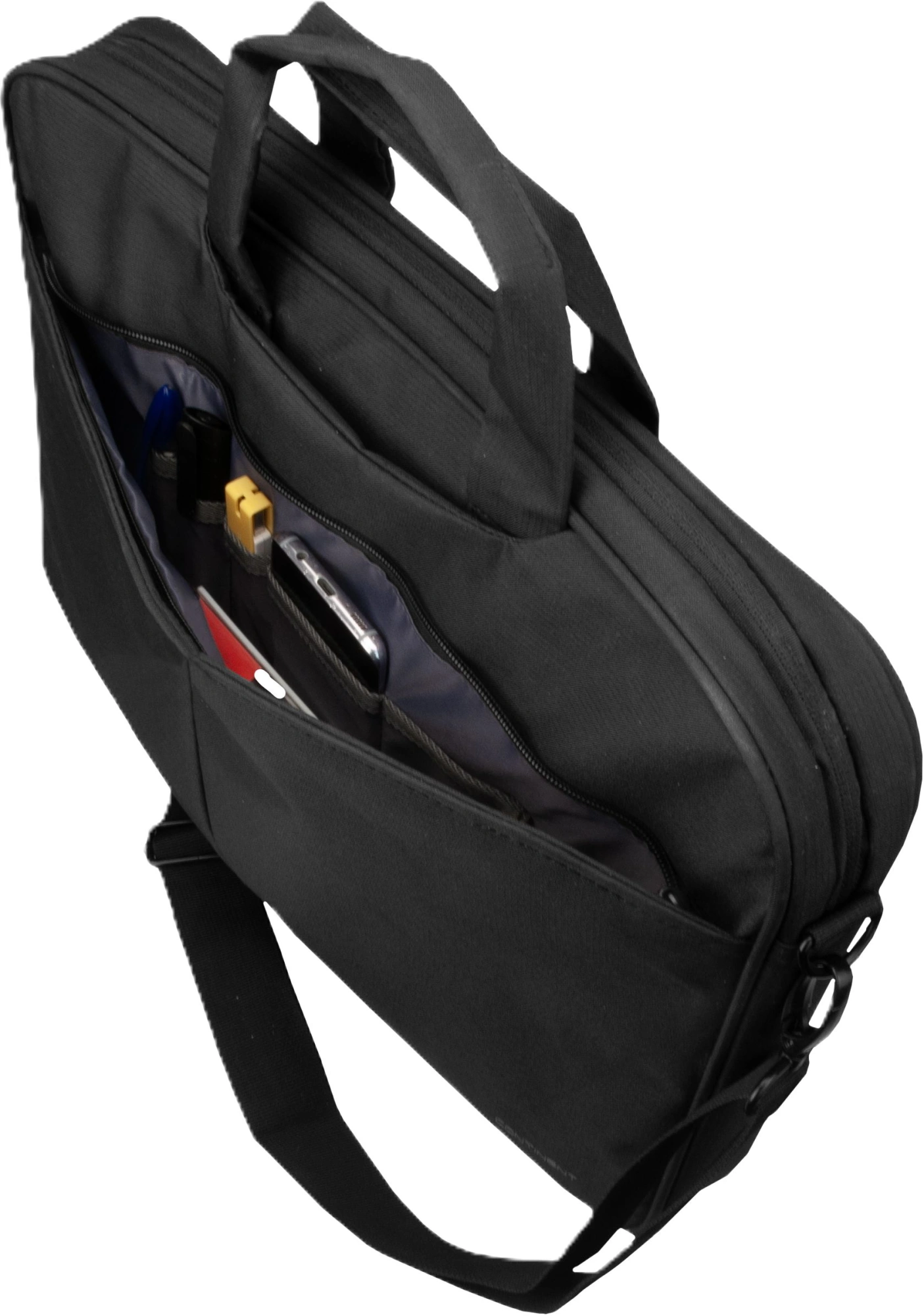 Сумка для ноутбука 15.6" Continent CC-012 черный нейлон/полиэстер (CC-012 BLACK) — миниатюра 4