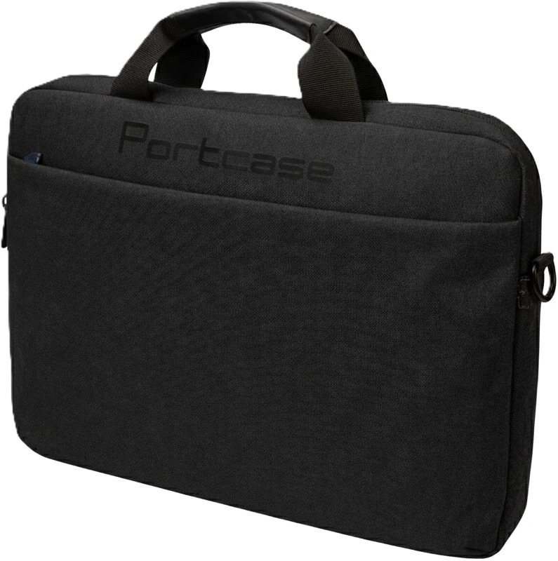 Сумка для ноутбука 15.6" Portcase KCB-161 черный полиэстер (KCB-161 BLACK) — миниатюра 2