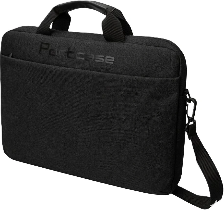 Сумка для ноутбука 15.6" Portcase KCB-161 черный полиэстер (KCB-161 BLACK) — миниатюра 3