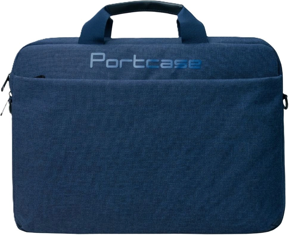 Сумка для ноутбука 14" Portcase KCB-164 синий полиэстер (KCB-164 BLUE) — миниатюра 4