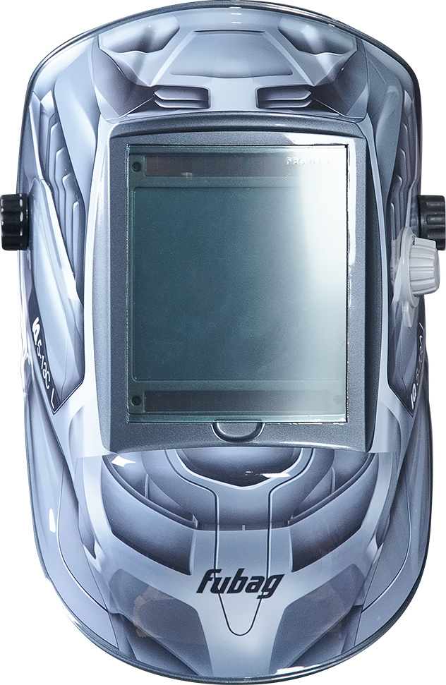 Маска сварщика Fubag IQ 5-13 C L филь.:хамел. кл.:1/1/1/2 см.экр.100x93мм серебристый (992520) — миниатюра 2