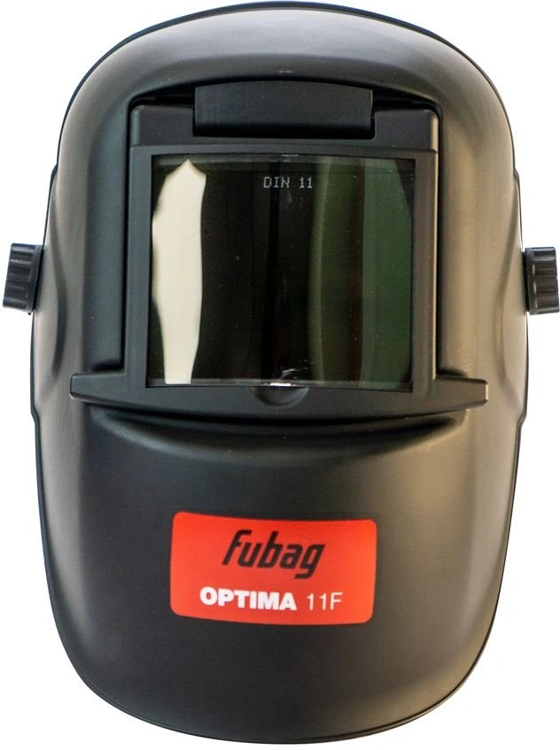 Маска сварщика Fubag Flip-Flap Optima 11F филь.:стекло см.экр.110x90мм черный (41101) — миниатюра 2