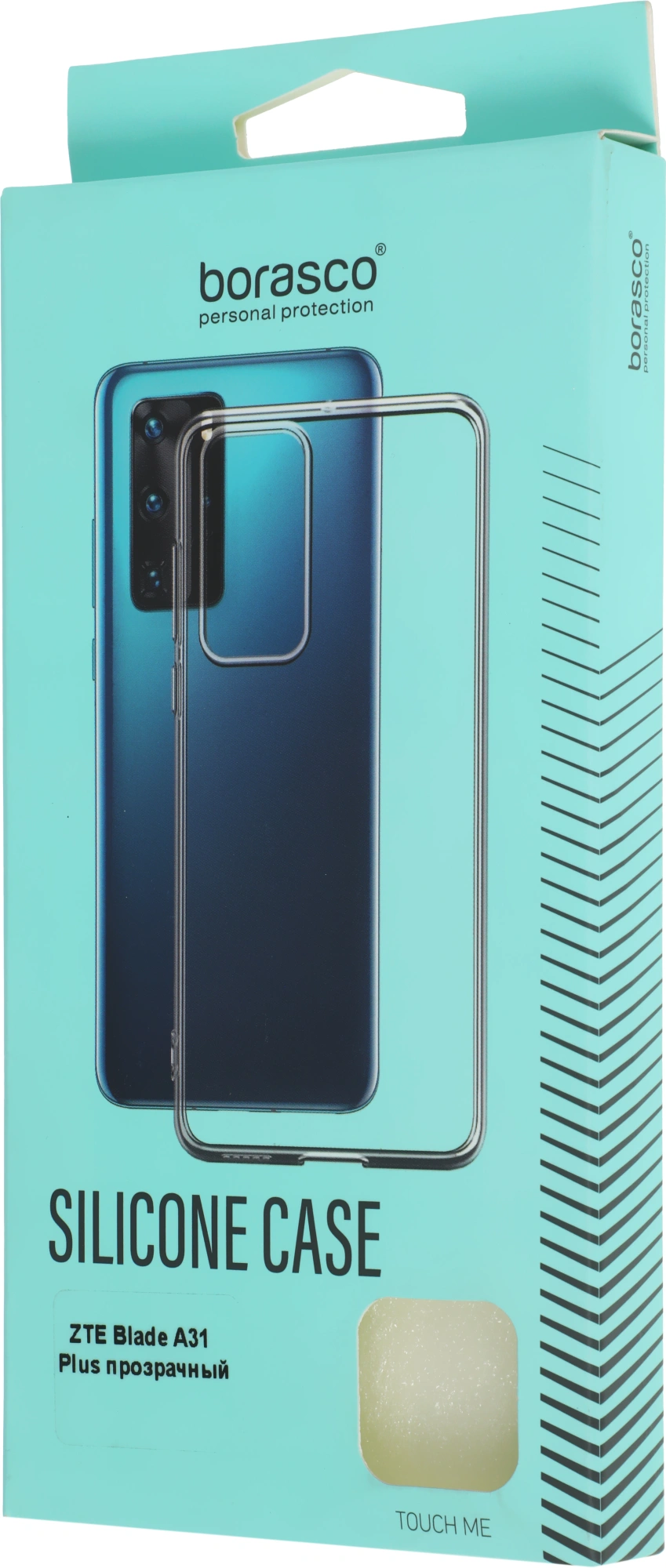 Чехол (клип-кейс) BoraSCO для ZTE Blade A31 Plus прозрачный (40857) — миниатюра 9