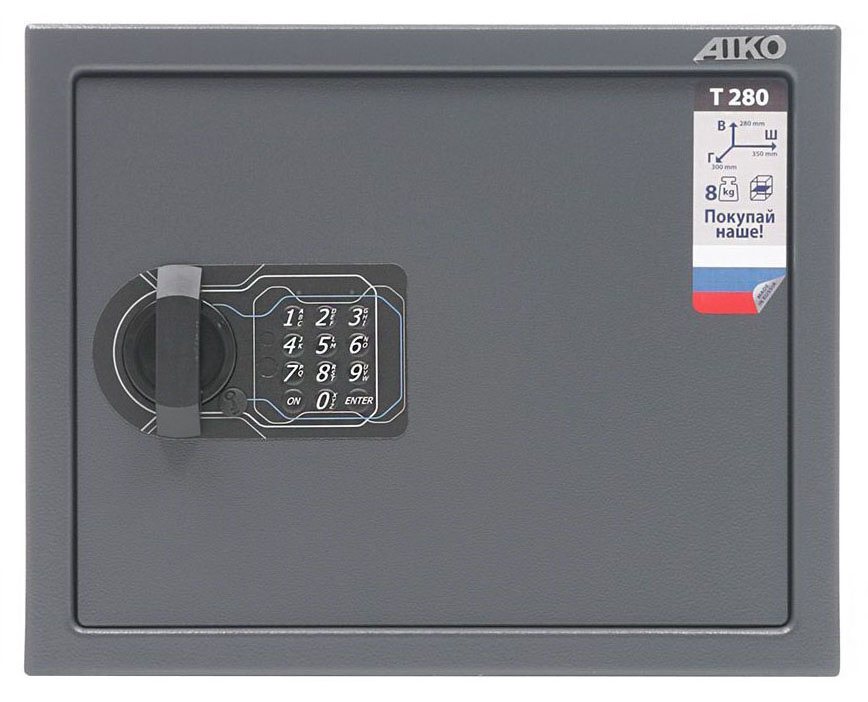 Сейф мебельный Aiko T 280 EL 280x350x300мм электронный (S10399212414) — миниатюра 2