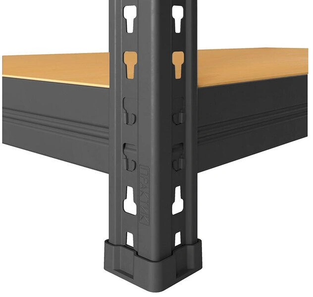 Стеллаж Практик SBL 180KD пол.:5 разборная 1803x900x400мм антрацит (S24499373309) — миниатюра 2