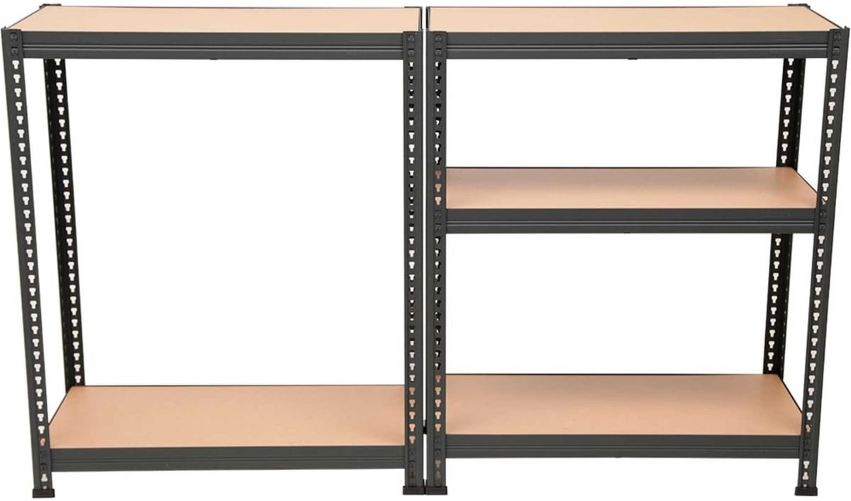 Стеллаж Практик SBL 180KD пол.:5 разборная 1803x900x400мм антрацит (S24499373309) — миниатюра 5