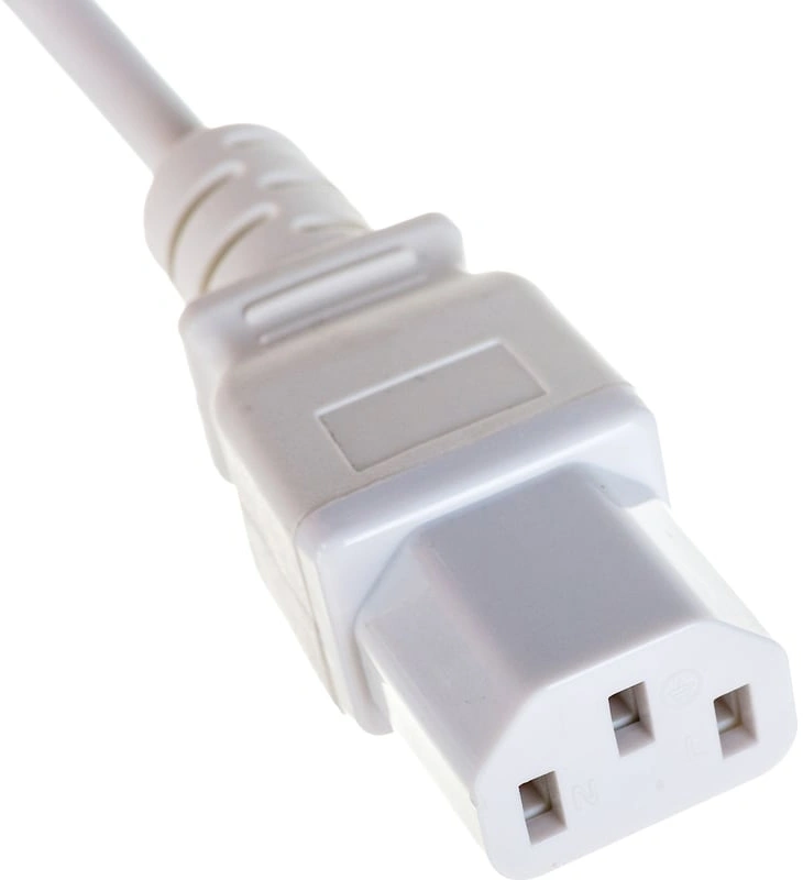 Шнур питания Lanmaster LAN-PP13/SH-1.8-WH — миниатюра 3