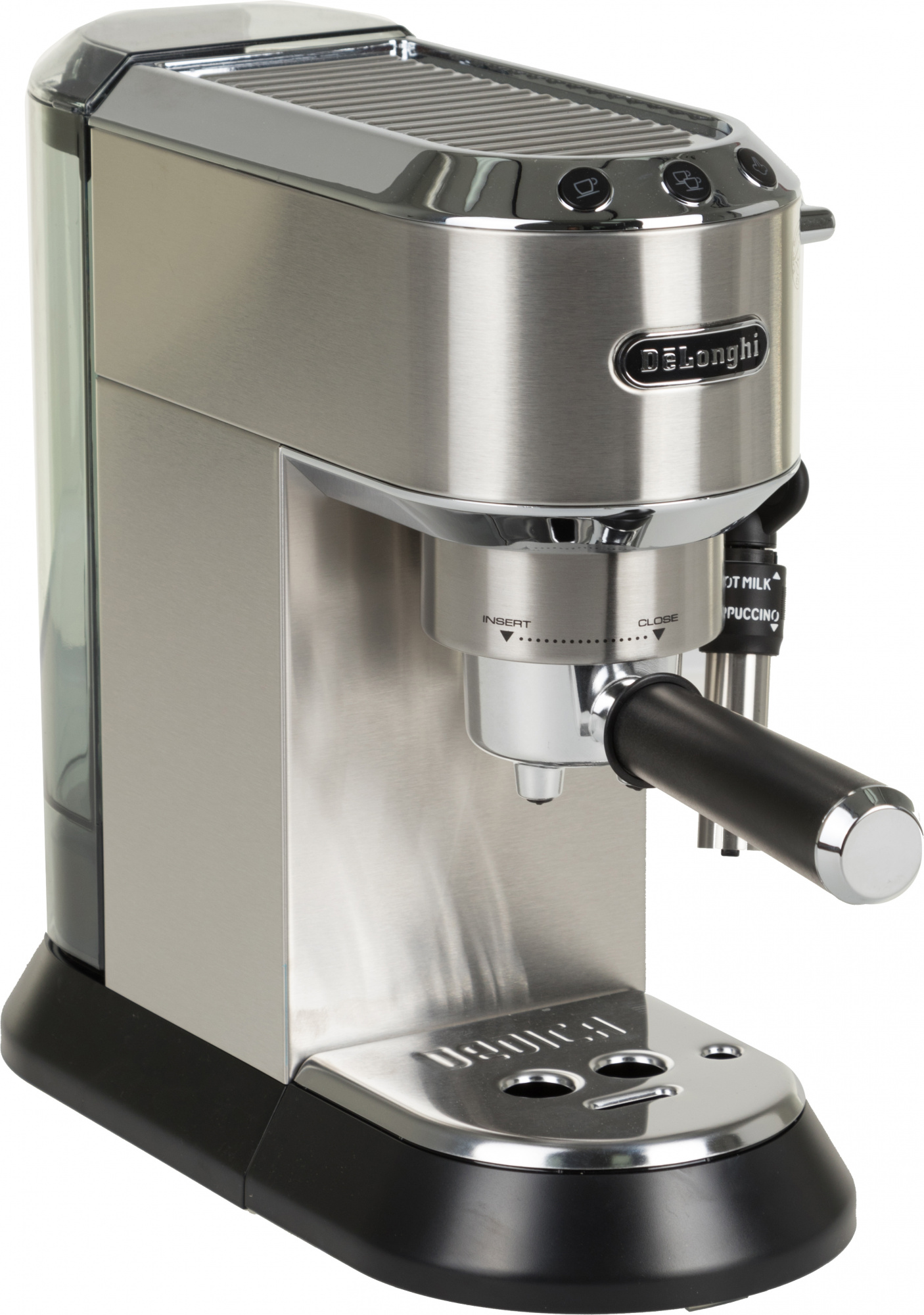 Кофеварка рожковая Delonghi EC685.M 1350Вт серебристый/черный — миниатюра 2