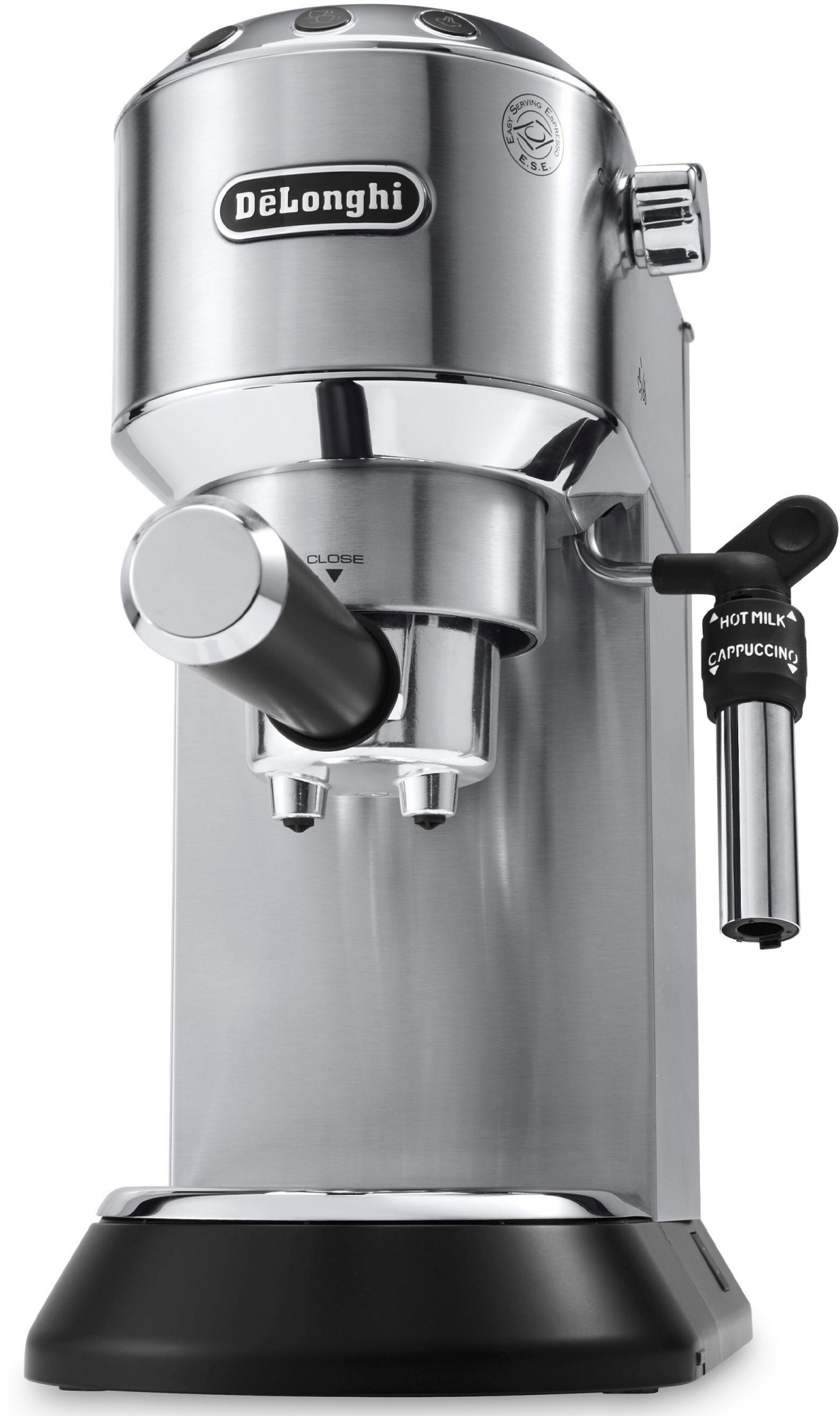 Кофеварка рожковая Delonghi EC685.M 1350Вт серебристый/черный — миниатюра 5