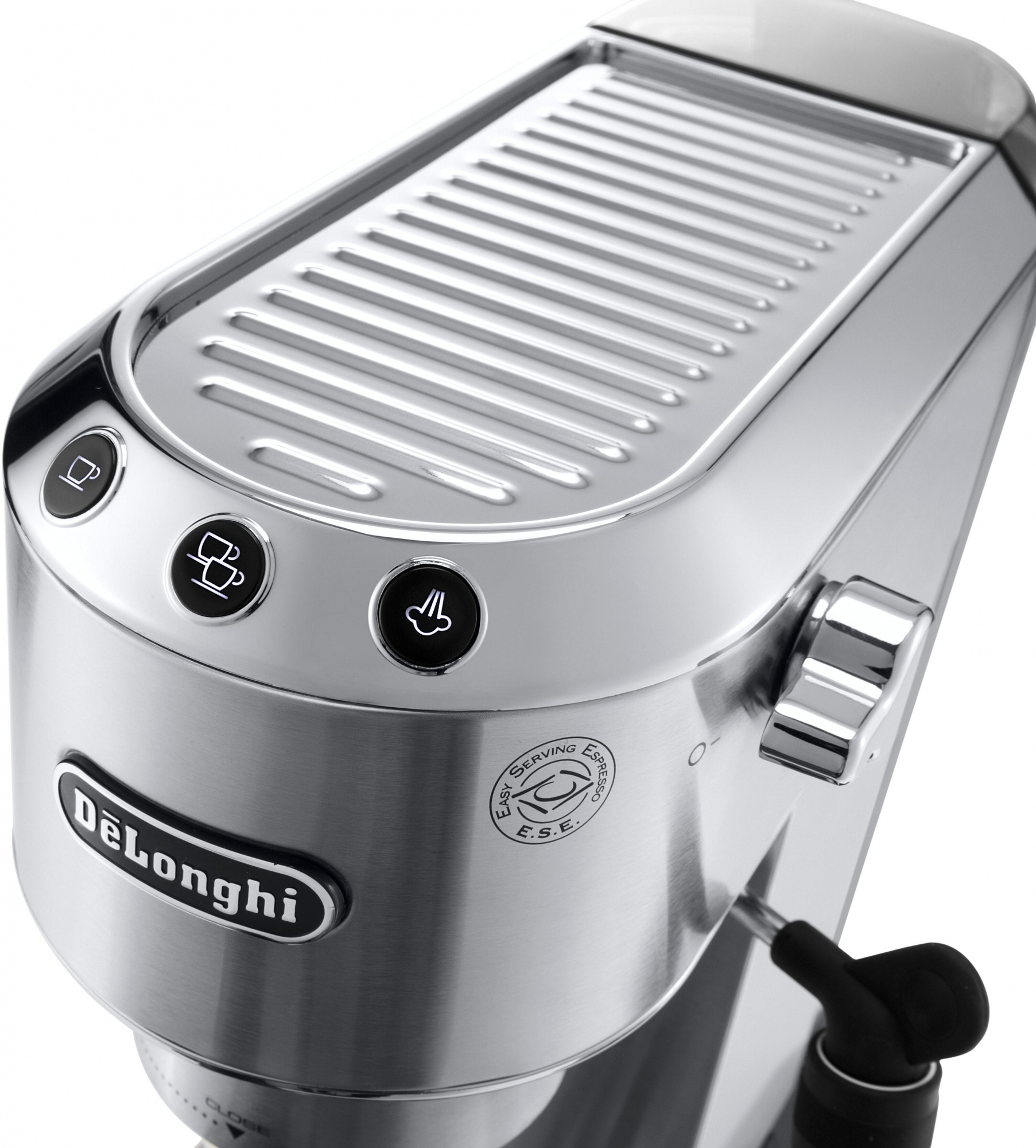 Кофеварка рожковая Delonghi EC685.M 1350Вт серебристый/черный — миниатюра 6