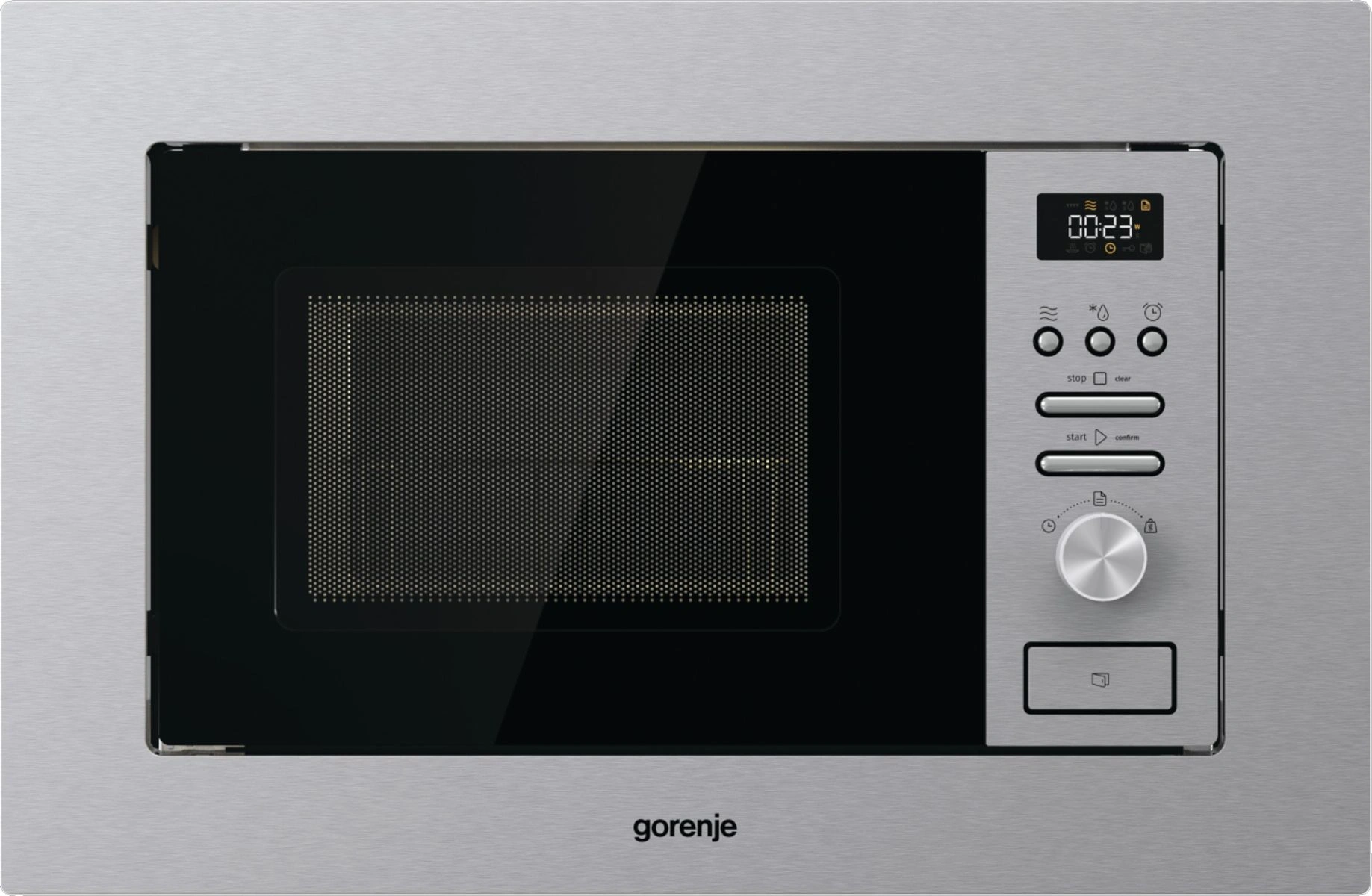 Микроволновая печь Gorenje BM201AG1X 20л. 800Вт нержавеющая сталь (встраиваемая) — миниатюра 2