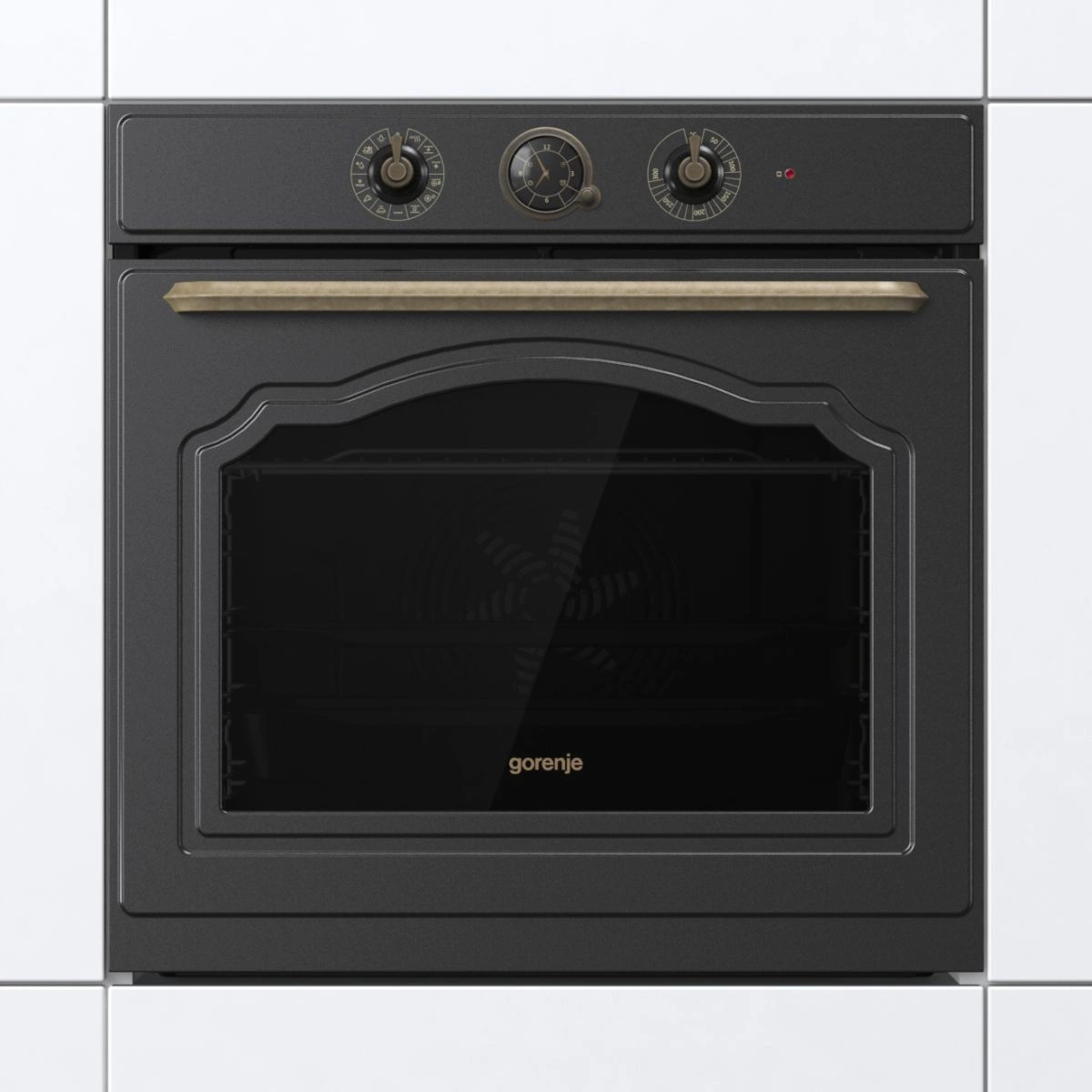 Духовой шкаф Электрический Gorenje BOS67371CLB черный — миниатюра 2